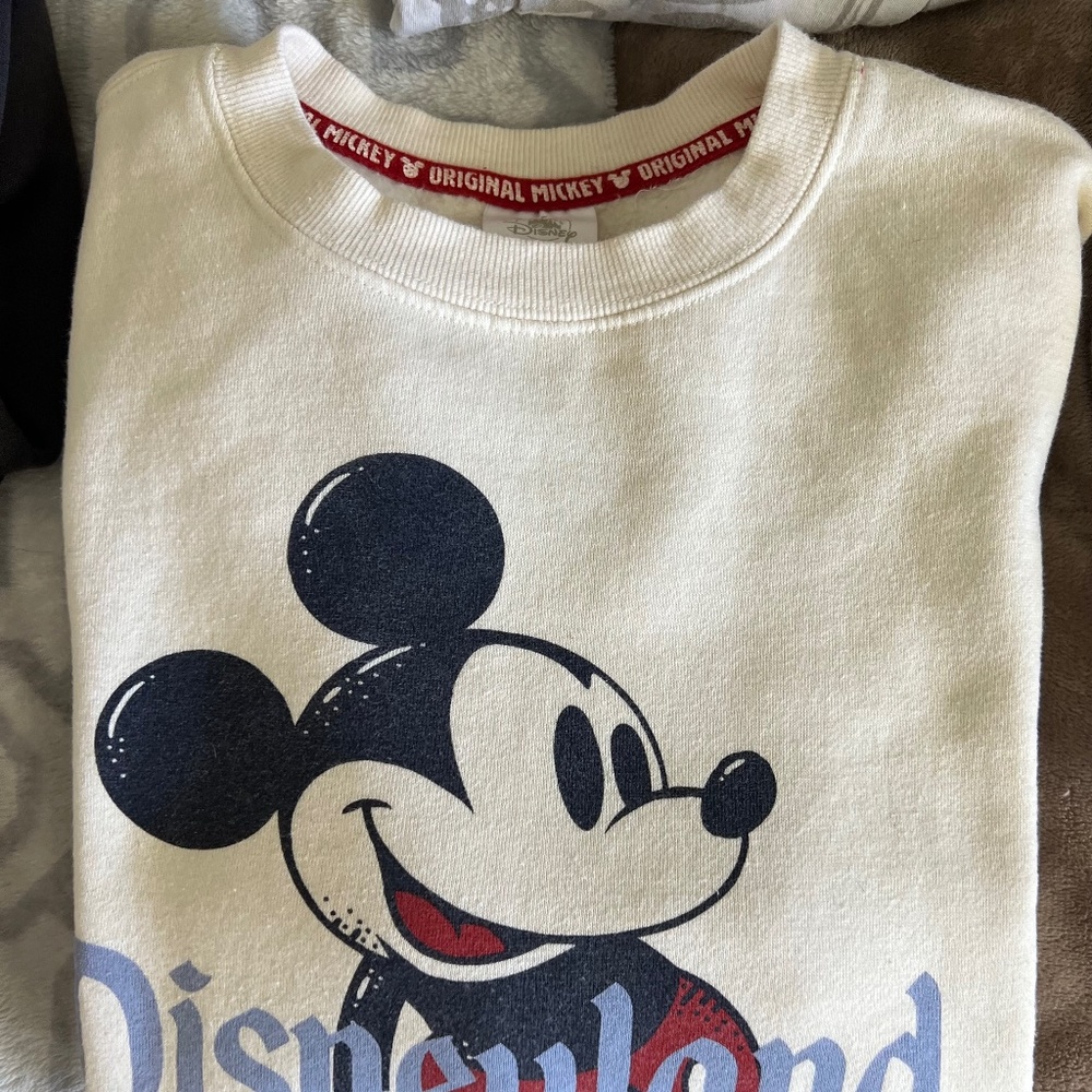 Juniors Disneyland Crewneck sz M